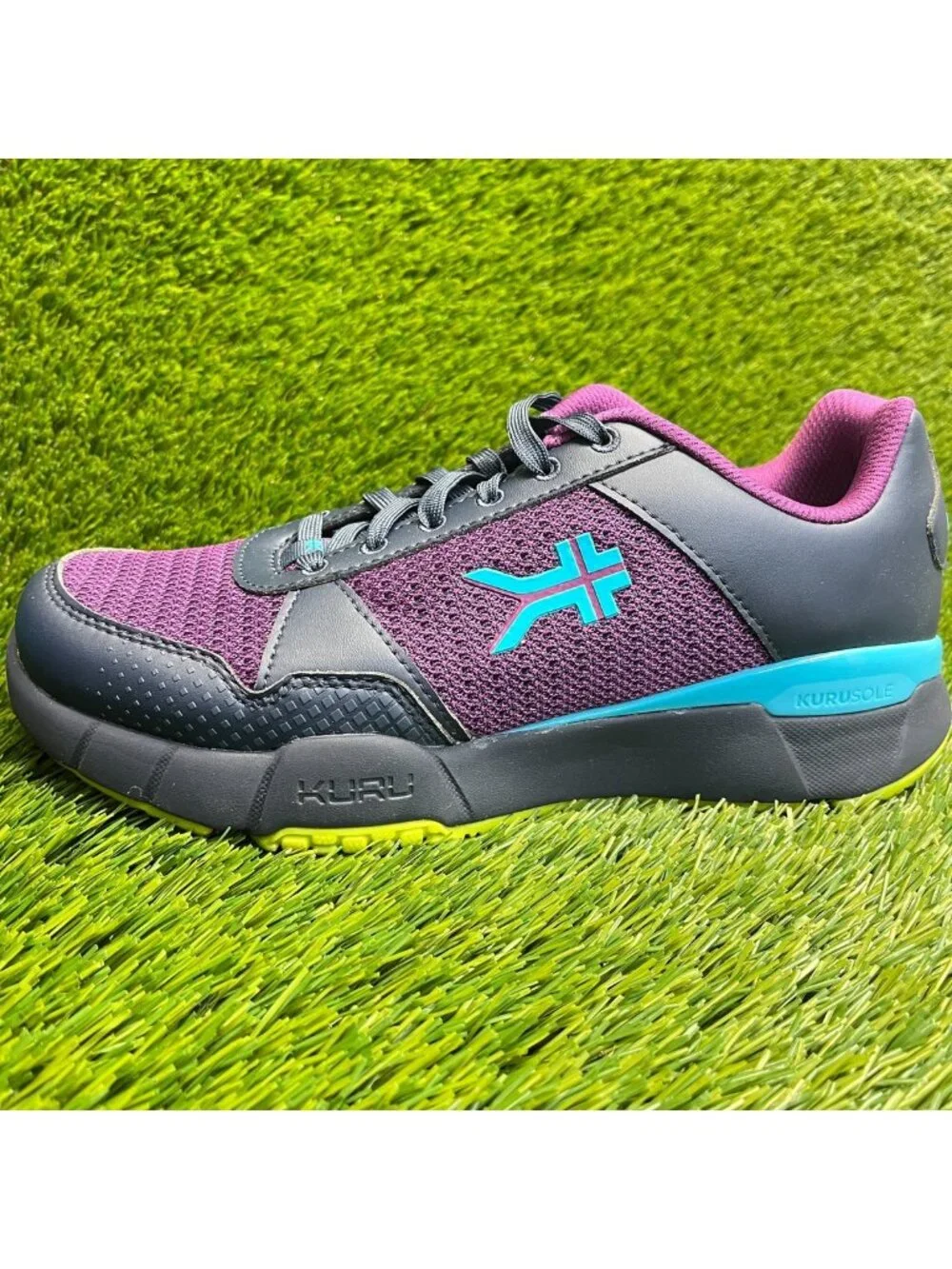 Kuru Quantum 2.0 Womens Size 10D Purple Blue Athletic Running Shoes Sneakers